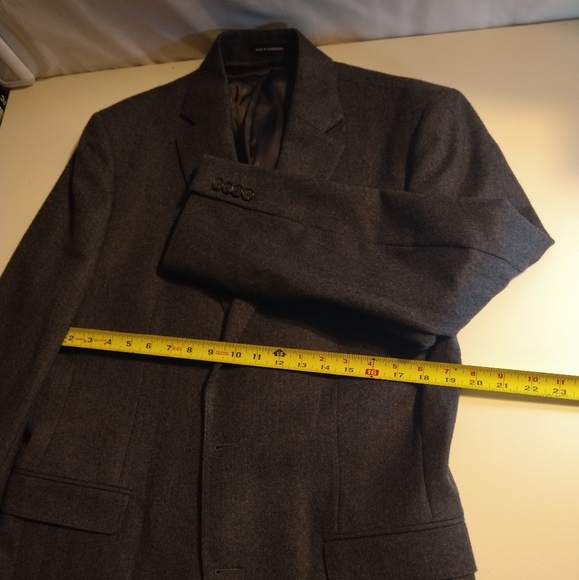 Jacket  dark gray %100 Wool - Picture 3 of 6